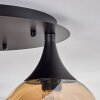 Azurara Plafondlamp Zwart, 3-lichts