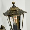 Loria Buiten muurverlichting Goud, Zwart, 1-licht