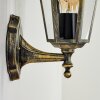 Loria Buiten muurverlichting Goud, Zwart, 1-licht