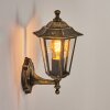 Loria Buiten muurverlichting Goud, Zwart, 1-licht