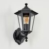 Loria Buiten muurverlichting Zwart, 1-licht
