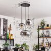 Apedo Hanger - Glas Duidelijk, Rookkleurig, 3-lichts