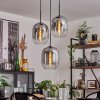 Apedo Hanger - Glas Duidelijk, Rookkleurig, 3-lichts