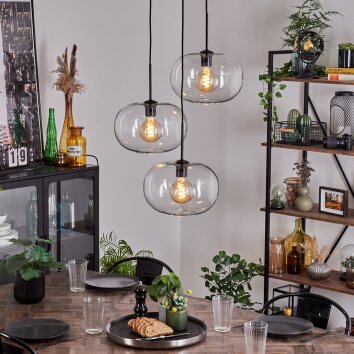 Apedo Hanger - Glas Duidelijk, 3-lichts