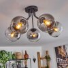 Koyoto Plafondlamp - Glas Duidelijk, Rookkleurig, 5-lichts