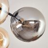 Gastor Plafondlamp - Glas Amber, Rookkleurig, 5-lichts