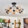 Gastor Plafondlamp - Glas Amber, Duidelijk, Rookkleurig, 5-lichts