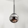 Gastor Hanger - Glas Chroom, Rookkleurig, 1-licht
