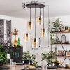 Parane Hanger - Glas Amber, Duidelijk, 5-lichts