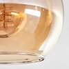 Koyoto Plafondlamp - Glas Amber, 4-lichts