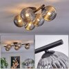 Chehalis Plafondlamp Rookkleurig, 5-lichts