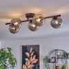 Chehalis Plafondlamp Rookkleurig, 5-lichts