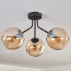 Koyoto Plafondlamp - Glas Amber, 3-lichts