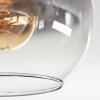 Koyoto Plafondlamp - Glas Duidelijk, Rookkleurig, 4-lichts