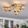 Chehalis Plafondlamp Amber, Duidelijk, 6-lichts
