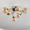 Chehalis Plafondlamp Amber, Duidelijk, 6-lichts