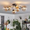 Chehalis Plafondlamp Amber, Duidelijk, 6-lichts