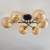 Chehalis Plafondlamp Goud, Zwart, 6-lichts