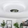 Lumsden Plafondlamp LED Wit, 1-licht, Bewegingsmelder