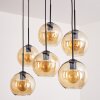 Koyoto Hanger - Glas Amber, 6-lichts