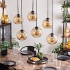 Koyoto Hanger - Glas Amber, 6-lichts