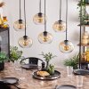 Apedo Hanger - Glas Amber, Duidelijk, 6-lichts