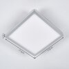 Pawcatuck Inbouw verlichting LED Chroom, Wit, 1-licht