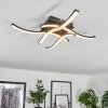 Casais Plafondlamp LED Zwart, 4-lichts