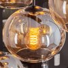 Apedo Hanger - Glas Amber, 6-lichts