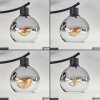 Koyoto Plafondlamp - Glas Chroom, Duidelijk, Rookkleurig, 4-lichts