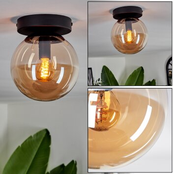 Gastor Plafondlamp - Glas Amber, 1-licht