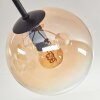 Gastor Plafondlamp - Glas Amber, Duidelijk, 5-lichts