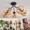 Gastor Plafondlamp - Glas Amber, 5-lichts