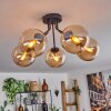 Gastor Plafondlamp - Glas Amber, 5-lichts