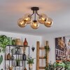 Gastor Plafondlamp - Glas Amber, 5-lichts
