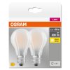 OSRAM CLASSIC A Set van 2 LED E27 6,5 Watt 2700 Kelvin 806 Lumen