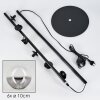 Remaisnil Staande lamp - Glas Zwart, 6-lichts