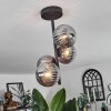 Chehalis Plafondlamp - Glas Rookkleurig, 4-lichts