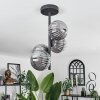 Chehalis Plafondlamp - Glas Rookkleurig, 4-lichts