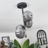 Chehalis Plafondlamp - Glas Rookkleurig, 4-lichts