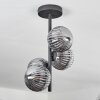 Chehalis Plafondlamp - Glas Rookkleurig, 4-lichts