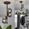 Chehalis Plafondlamp - Glas Duidelijk, Rookkleurig, 4-lichts