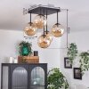 Chehalis Plafondlamp - Glas Amber, 5-lichts