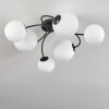 Chehalis Plafondlamp - Glas Zwart, 6-lichts