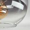 Apedo Plafondlamp - Glas Duidelijk, Rookkleurig, 1-licht