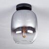Apedo Plafondlamp - Glas Duidelijk, Rookkleurig, 1-licht