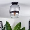 Apedo Plafondlamp - Glas Duidelijk, Rookkleurig, 1-licht