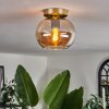 Apedo Plafondlamp - Glas Messing, 1-licht