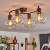 Koyoto Plafondlamp - Glas Duidelijk, 4-lichts