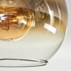 Koyoto Plafondlamp - Glas Goud, Duidelijk, 4-lichts